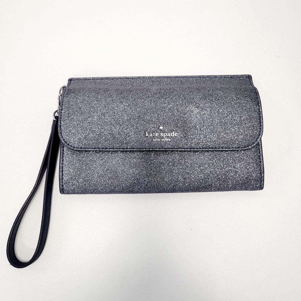 Kate Spade Silver Clutch Bag